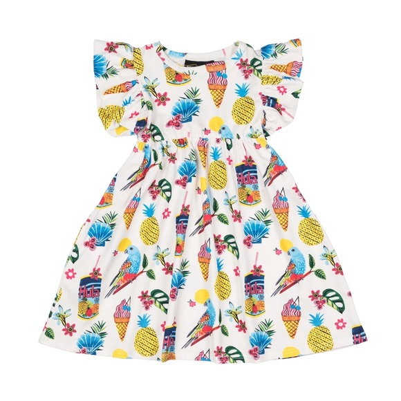 Rock Your Kid Other - Rock Your Kid Tropicana Dress  sz 7